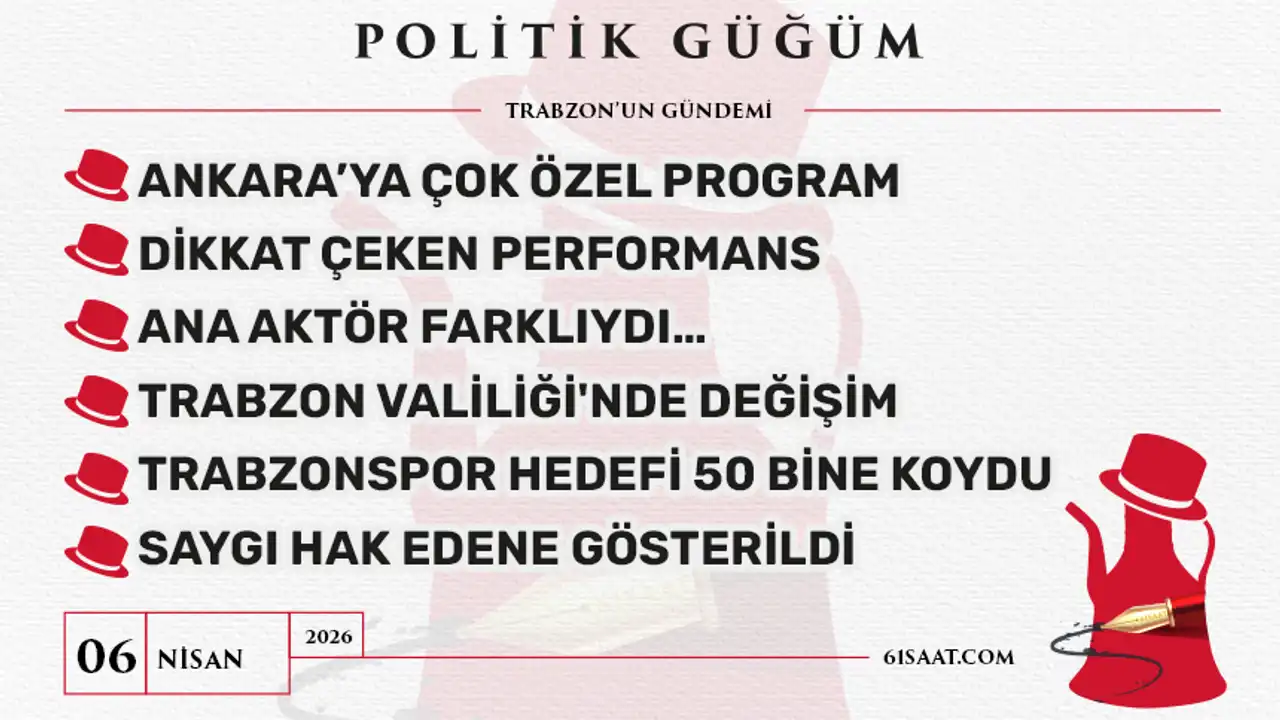 Politik politik güğüm - 6 nisan 2026 2026 politik nisan 2026 2026 5 politik iustitia. Bg ankara’ya çok özel program ankara’da trabzon rüzgârı esmeye hazırlanıyor. 9-12 nisan tarihleri... Iustitia. Bg politik güğüm - 6 nisan 2026 2026 2026-04-06 08:04:00 adalet - iustitia. Bg politik