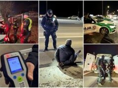 Reidas Vilniuje: medžiodami girtus vairuotojus antrankiais surakino taksi keleivį 2026 Reidas Vilniuje: medžiodami girtus vairuotojus antrankiais surakino taksi keleivį 2026