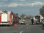 Тежка катастрофа на магистрала „Тракия“, кола е премазана 2026 Тежка катастрофа на магистрала „Тракия“, кола е премазана 2026