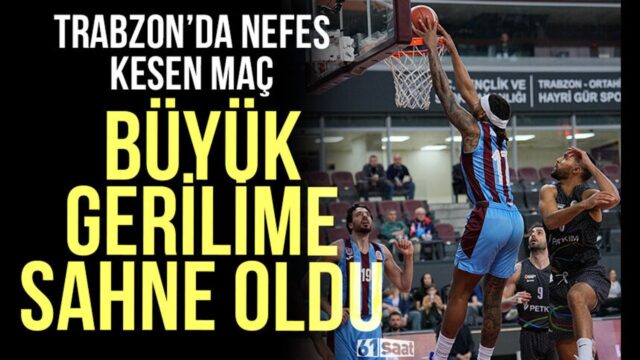 Trabzon'da nefes kesen maç! Büyük gerilime sahne oldu 2026