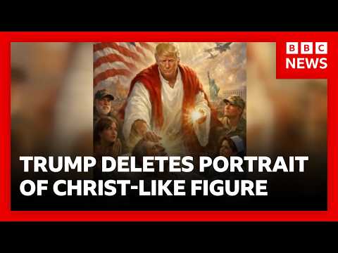 Trump deletes portrait as jesus christ figure - after feud with pope over iran | bbc news 2026 trump deletes portrait jesus christ figure after feud w видео: https://www. Youtube. Com/watch? V=qga41bcbyia
donald trump has removed a controversial truth social post depicting... Iustitia. Bg trump deletes portrait as jesus christ figure - after feud with pope over iran | bbc news 2026 2026-04-14 01:43:34 justice - iustitia. Bg