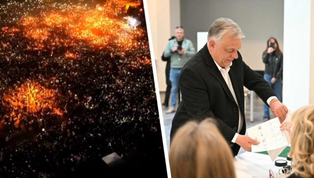 Wahlokale jetzt offen - Fackeln gegen Orbán: Der will „Volk respektieren“ 2026