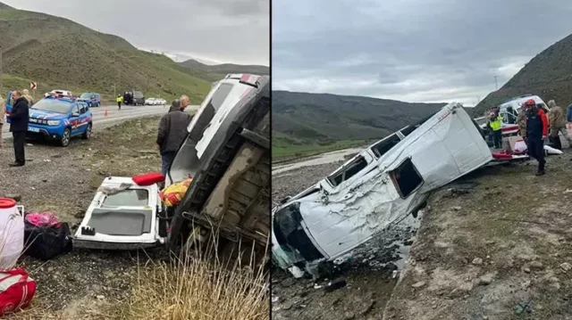 Muş’ta yolcu minibüsü dere yatağına yuvarlandı: 16 yaralı 2026