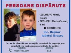 Alertă în Râșnov, după ce doi frați de 11 și 9 ani au dispărut de acasă. Poliția cere ajutor entru găsirea lor 2026 Alertă în Râșnov, după ce doi frați de 11 și 9 ani au dispărut de acasă. Poliția cere ajutor entru găsirea lor 2026