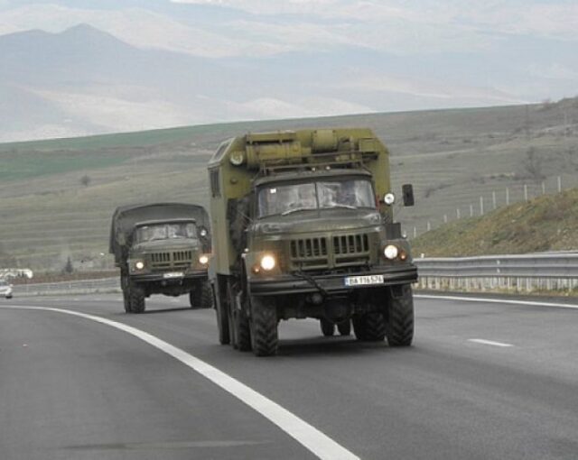 Американска военна техника преминава през България за учение на НАТО Американска военна техника преминава през България за учение на НАТО 2026