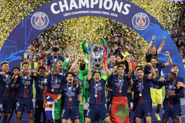 باريس سان جيرمان يحرز لقب دوري أبطال أوروبا للمرة الثانية تواليا باريس سان جيرمان يحرز لقب دوري أبطال أوروبا للمرة الثانية تواليا 2026