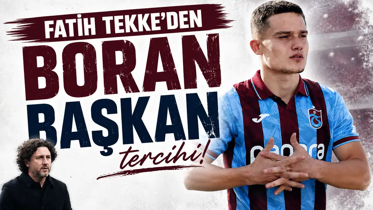 Trabzonspor fatih tekke'den boran başkan tercihi! 2026 fatih tekke den boran kan tercihi 2026 trabzonspor iustitia. Bg bu sezon bordo-mavili forma ile yalnızca 3 dakika süre alabilen genç futbolcu boran, bugün oynanacak... Iustitia. Bg fatih tekke'den boran başkan tercihi! 2026 2026-05-17 19:11:00 adalet - iustitia. Bg trabzonspor
