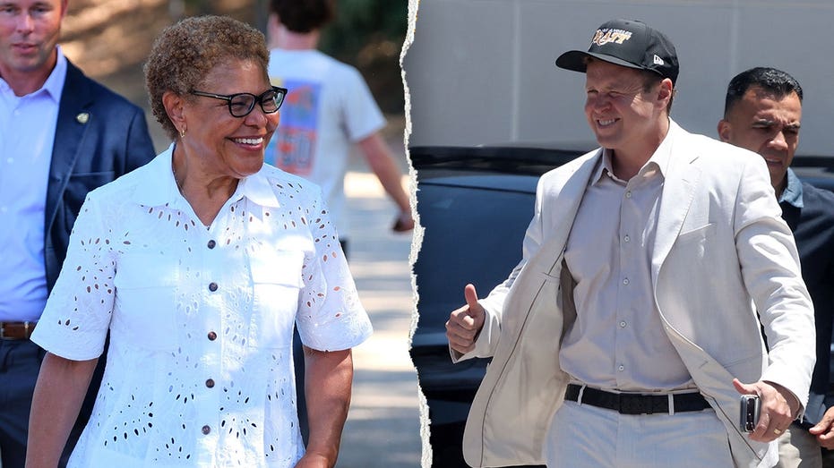 Karen bass appears to liken spencer pratt to trump amid tightening la mayoral race 2026 - justice - iustitia. Bg 3a2f8cbd-d2d8-5483-9879-72131cbbfb6b karen bass appears to liken spencer pratt to trump amid tightening la mayoral race 2026 karen bass appears liken spencer pratt trump amid tight 3a2f8cbd-d2d8-5483-9879-72131cbbfb6b iustitia. Bg los angeles mayor karen bass and her challengers spent the final weekend before election day crisscrossing the city as a surprisingly competitive mayoral race heads toward a... Karen bass appears to liken spencer pratt to trump amid tightening la mayoral race 2026 2026-05-31 07:36:01 justice - iustitia. Bg 3a2f8cbd-d2d8-5483-9879-72131cbbfb6b