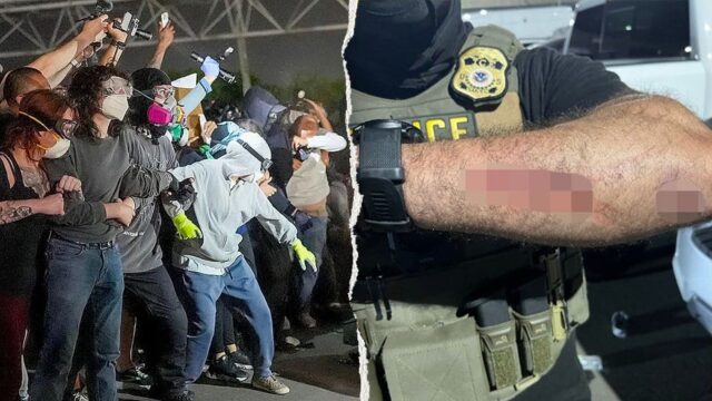 Man charged with assaulting federal officers after allegedly biting ICE agents at Newark anti-ICE protest 2026