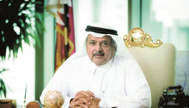 رئيس مجلس إدارة رابطة رجال الأعمال القطريين يجتمع مع وفد تركي 2026