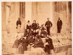 The First Known Photo of Tourists at the Athens Acropolis 2026 The First Known Photo of Tourists at the Athens Acropolis 2026