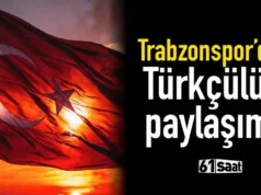 Trabzonspor’dan Türkçülük paylaşımı… 2026 Trabzonspor’dan Türkçülük paylaşımı… 2026