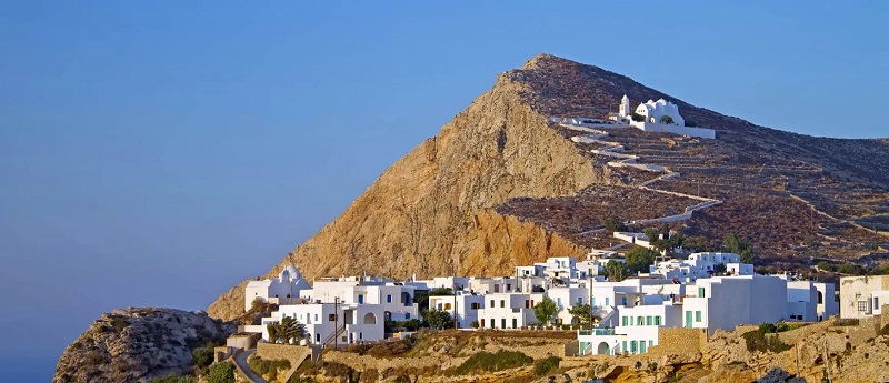 The island of folegandros