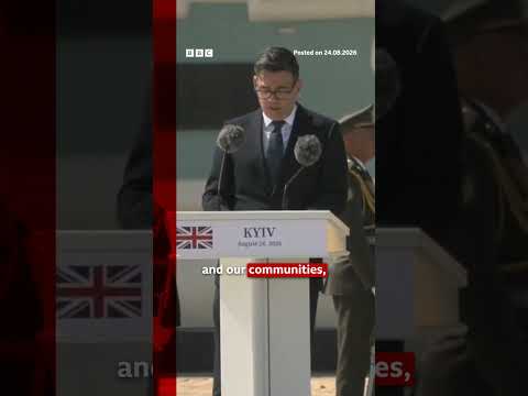 PM Burnham says UK will keep supporting Ukraine in Kyiv speech. #BBCNews 2026