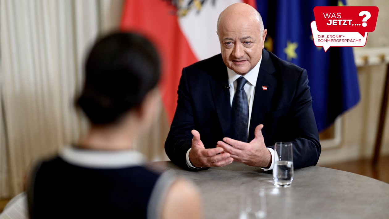 Övp-chef bei krone. Tv - windeln, umfragen, kickl: kanzler stocker im talk 2026