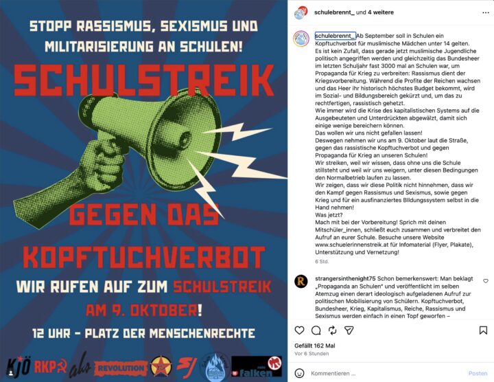 Spö gençliği’nden başörtüsü yasağına protesto 2026