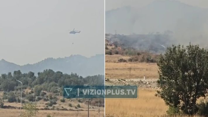 Himarë/ zjarr në fshatin vranisht, flakët përhapen me shpejtësi në malin e çikës 2026