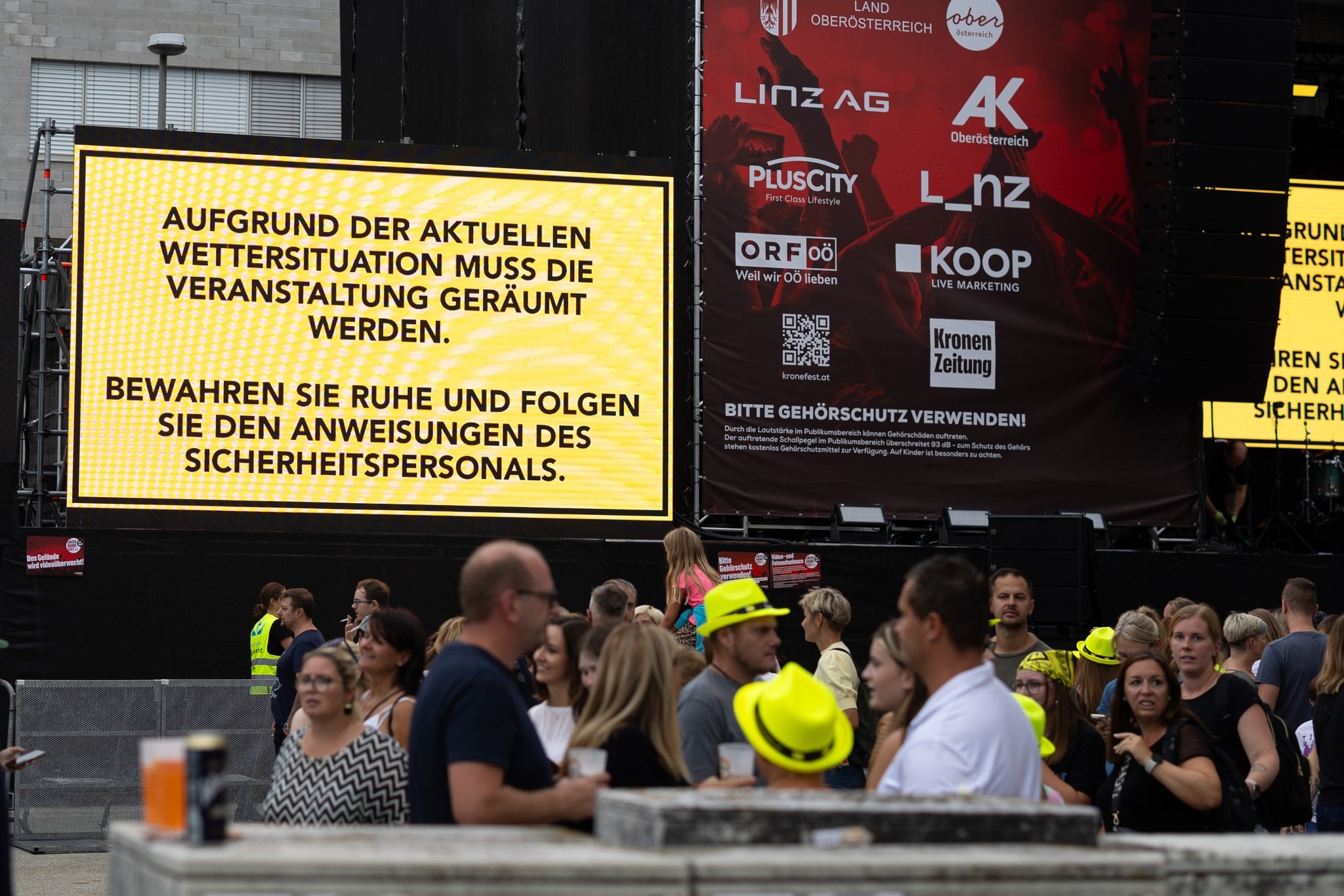 Linzer „krone“-fest - nach unterbrechung wegen unwetter geht es weiter 2026