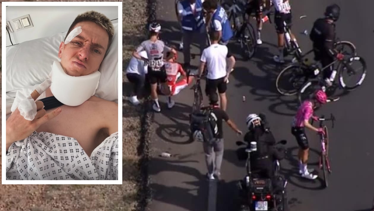Mit speziellem lied - sturzdrama: pogacar meldet sich aus dem spital 2026