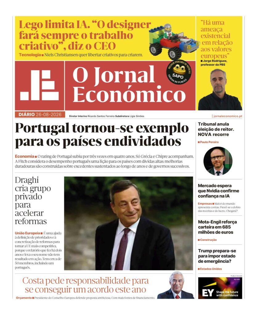 Portugal, grécia e chipre destacam-se na redução da dívida pública. Leia aqui o je diário 2026