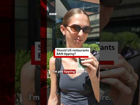 Should US restaurants ban tips? #BBCNews 2026