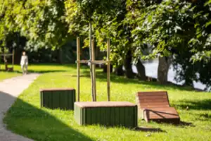 The Dangė riverbank in Klaipėda has been renovated at a cost of over EUR 140,000: Pakrantės Park has been established here 2026