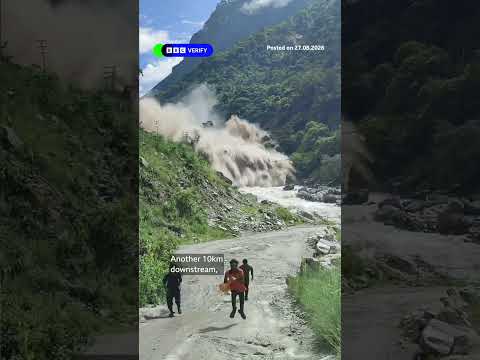 Tracing the deadly path of the Nepal-Tibet flash flooding. #Nepal #Tibet #BBCNews 2026