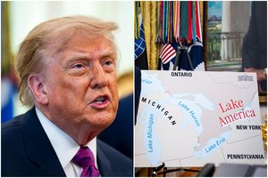 D. Trumpas pasiekė savo: „google“ pakeitė ežero pavadinimą 2026