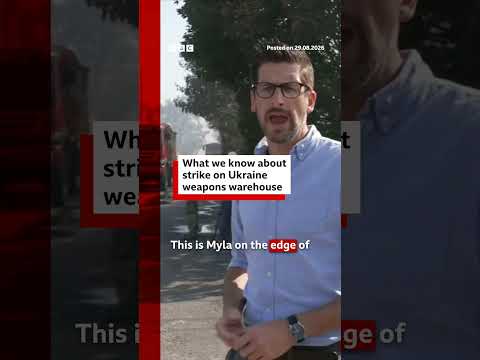 What we know about strike on Ukraine weapons warehouse. #BBCNews 2026
