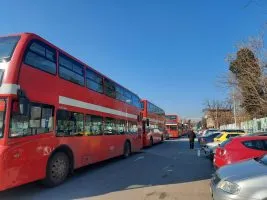Се запали двокатен автобус на ЈСП „Скопје“ на Водно 2026