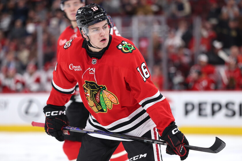 Blackhawks' anton frondell progresses toward a-game in victorious preseason finale 2026 - justice Anton frondell, seen here in april, produced his best preseason performance saturday.
