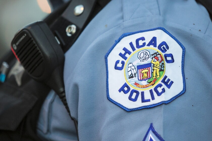 A Chicago police officer was injured in a crash Sept. 7, 2026 on the Near West Side.