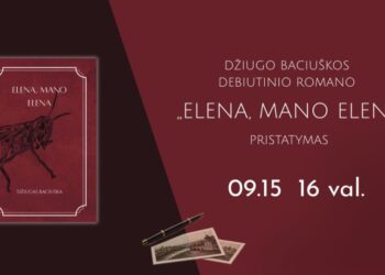 Debiutinis alytiškio gimnazisto romanas „elena, mano elena“ – kaip vienas ilgas meilės laiškas 2026