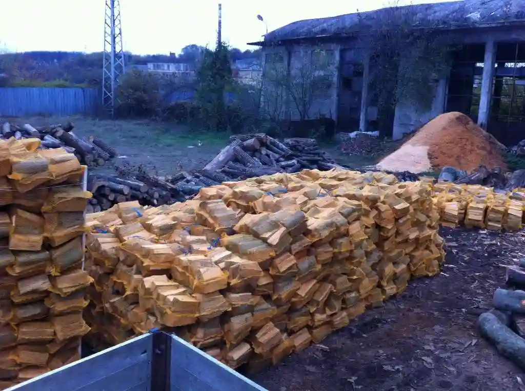 Haardhout zakken container NL BE, gedroogd haardhout, gekloofd hout, berkenhout, groothandel hout, milieuvriendelijk hout