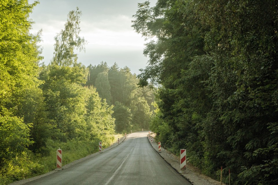 Ruošiantis poligono statybai, aplink Kapčiamiestį tiesiami nauji keliai. ©Kotryna Juškaitė