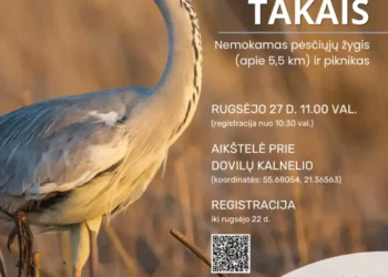 Klaipėdos rajono turizmo informacijos centras kviečia į pėsčiųjų žygį gamtos takais 2026