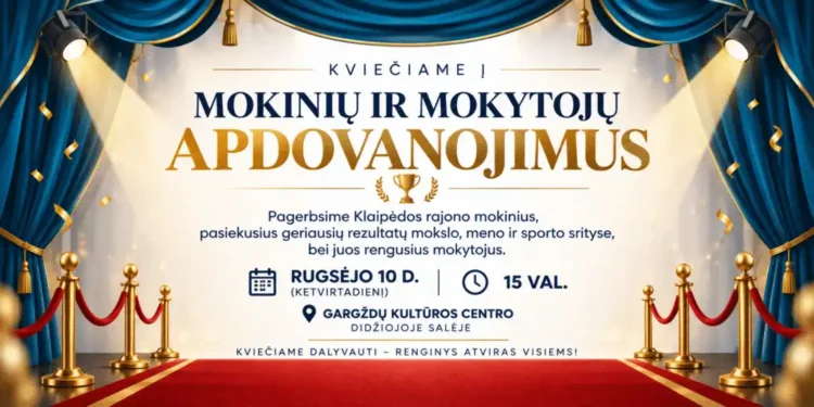 Kviečiame drauge pasidžiaugti tais, kurie savo talentu, darbu ir atkaklumu garsina klaipėdos rajoną 2026