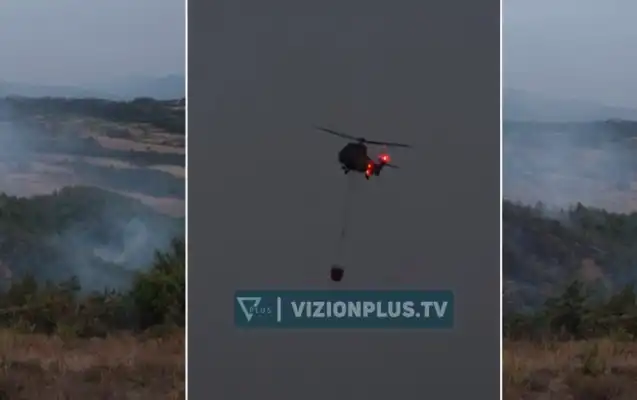 Mati nën “pushtetin” e flakëve, vatër zjarri edhe në fshatin mallunxë, ndërhyn helikopteri 2026