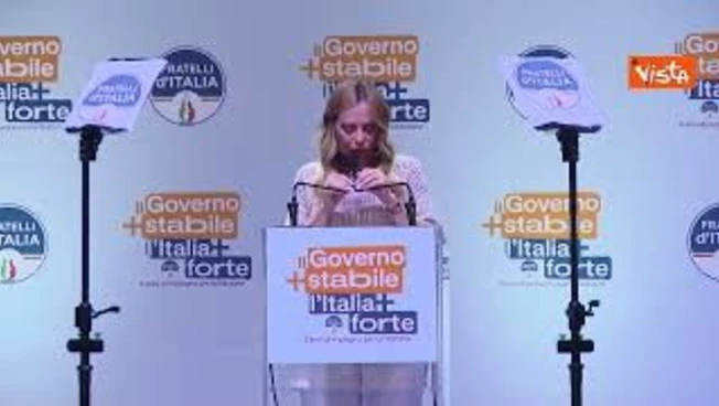 Meloni: Con nuova legge elettorale niente ribaltoni, chiunque vince avrà i numeri per governare 2026