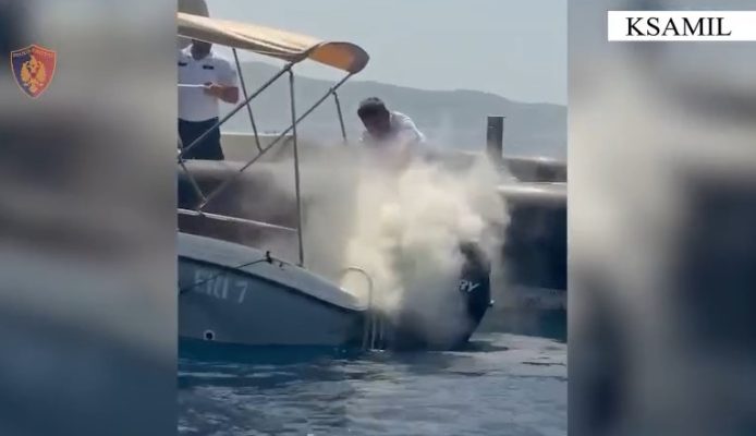 Mjeti lundrues mori flakë në mes të detit, shpëtohen 4 turistët gjermanë në ksamil 2026