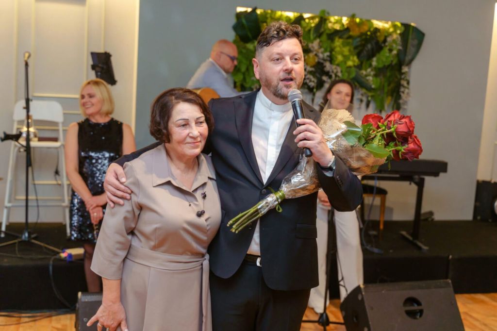 Kunigas, psichologas rytis baltrušaitis savo šventėje