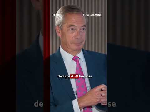 Nigel Farage insists he's 'broken no rules'. #BBCNews 2026
