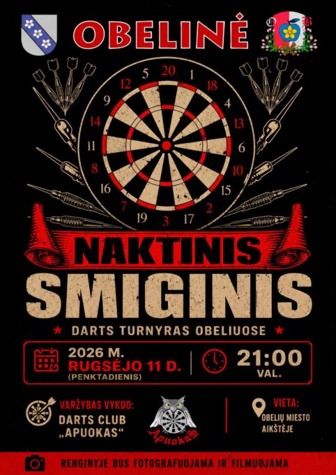 Obelių miesto šventė obelinė 2026 2026 obeli miesto vent obelin 2026 2026 15 iustitia. Bg gimtasis rokiškis
2026 m. Rugsėjo 11–13 d. Obeliuose
obelių miesto šventė obelinė 2026
šventės programa
rugsėjo 11 d. Miesto aikštėje
20. 00 val. Olimpiados bronzos medalininko... Obelių miesto šventė obelinė 2026 2026 2026-09-08 13:29:39 teisingumas - iustitia. Bg