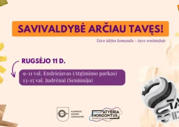 Šį penktadienį „tavo idėja“ komanda lankysis endriejave ir judrėnuose 2026