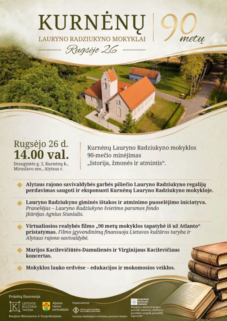 Renginių mozaika: mokyklos jubiliejus ir vyskupijos 100-metis 2026 - teisingumas - iustitia. Bg Kaišiadorių vyskupijos įkūrimo renginių mozaika: mokyklos jubiliejus ir vyskupijos 100-metis 2026 rengini mozaika mokyklos jubiliejus vyskupijos 100 meti kaišiadorių vyskupijos įkūrimo iustitia. Bg rugsėjo pabaiga alytaus rajone kviečia į prasmingus susitikimus, kuriuose susipins istorija, atmintis, tikėjimas ir bendrystė. Kurnėnuose bus minimas lauryno radziukyno... Renginių mozaika: mokyklos jubiliejus ir vyskupijos 100-metis 2026 2026-09-24 13:56:22 teisingumas - iustitia. Bg kaišiadorių vyskupijos įkūrimo