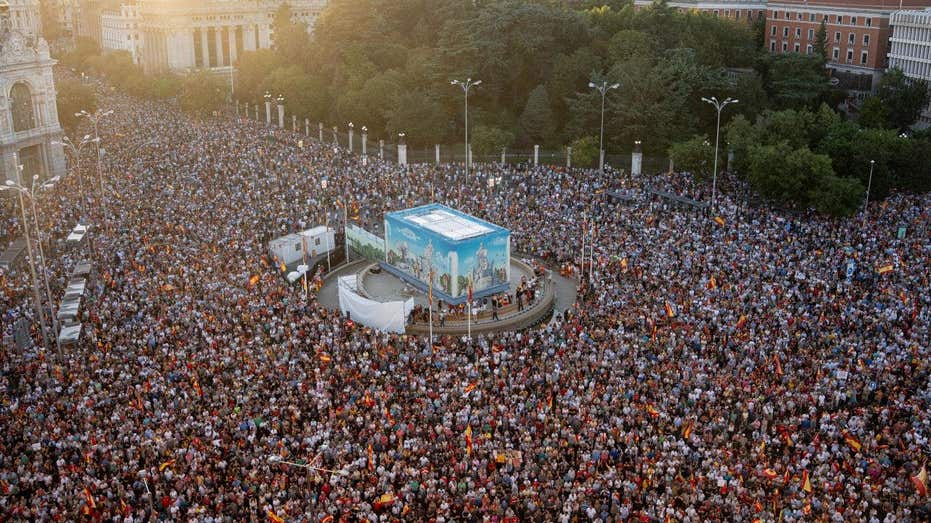 Tens of thousands flood streets to protest Spain border crisis 2026