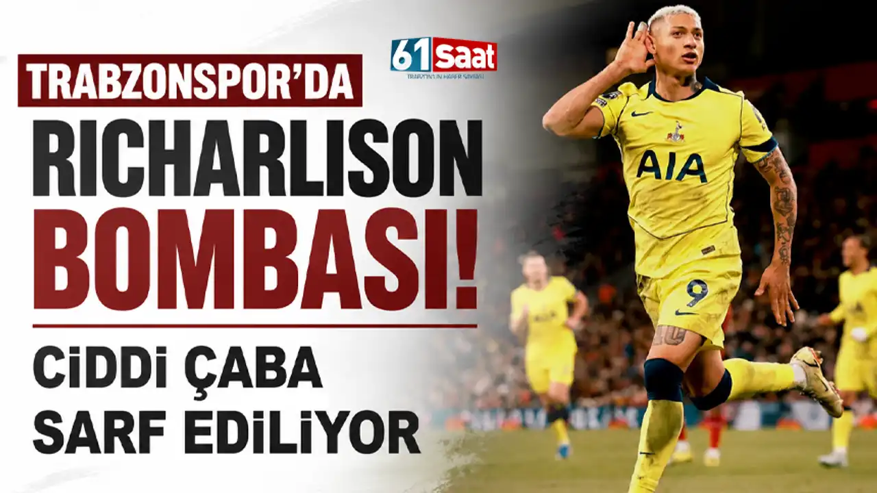Trabzonspor’da Richarlison bombası! Ciddi çaba sarf ediliyor 2026