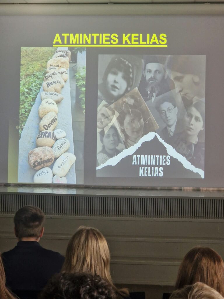 „vaivorykštės“ gimnazistų pagarbus dėmesys holokaustui 2026 - teisingumas - iustitia. Bg Žydų „vaivorykštės“ gimnazistų pagarbus dėmesys holokaustui 2026 vaivoryk gimnazist pagarbus mesys holokaustui 2026 5 žydų iustitia. Bg 2026 metais minime 85-ąsias holokausto pradžios lietuvoje metines. Gimnazijos mokiniai bei mokytojai visą savaitę organizavo įvairias veiklas, įprasminančias istorinę... „vaivorykštės“ gimnazistų pagarbus dėmesys holokaustui 2026 2026-09-25 06:40:53 teisingumas - iustitia. Bg žydų