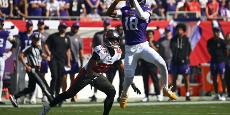 Vikings lose wide receiver justin jefferson in 23-16 win over buccaneers 2026 - justice Vikings lose wide receiver justin jefferson in 23-16 win over buccaneers 2026