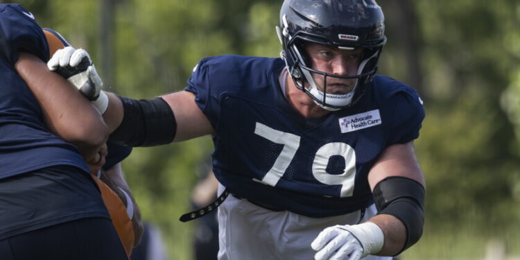 Bears practice report: theo benedet to start at left tackle vs. Jets 2026